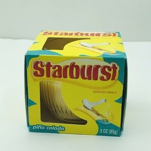 Starburst Scented Candle 3 oz Jar Pina Colada 3”